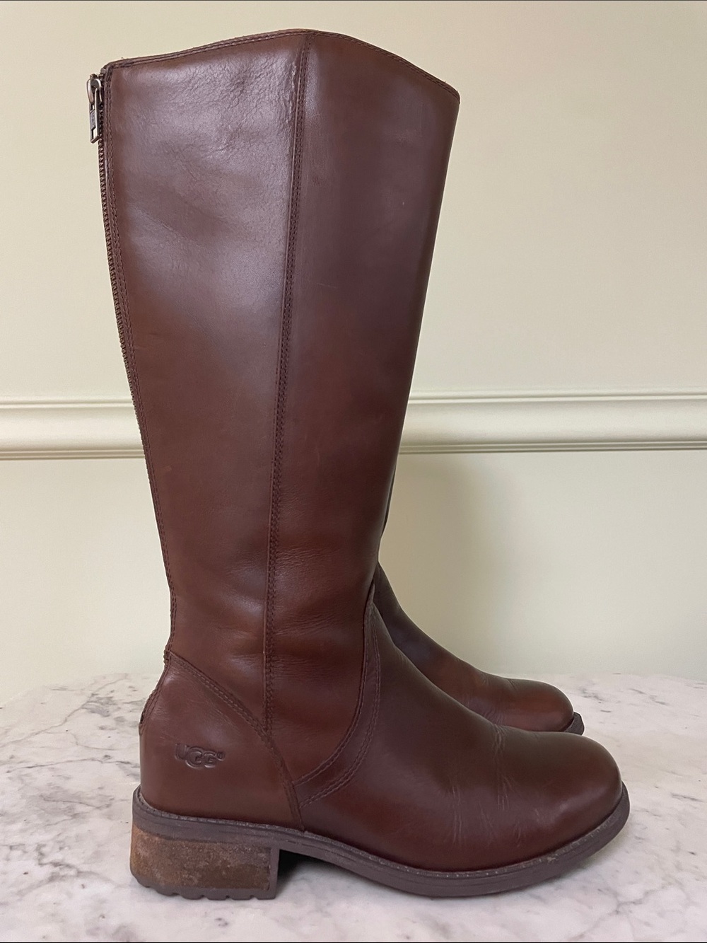 UGG Women's Tall Leather Boots - Size 7